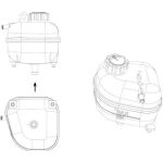 Ausgleichsbehälter, Kühlmittel 454041 Ausgleichsbehälter, Kühlmittel 454041