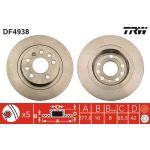 10 482 029 Bremsscheibe HA DF4938 10 482 029 Bremsscheibe HA DF4938