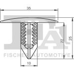 FA1 Befestigungsclip Zier-/Schutzleiste 22-10004.10 FA1 Befestigungsclip Zier-/Schutzleiste 22-10004.10
