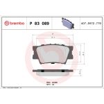 BREMBO Bremsklötze HA P 83 089 BREMBO Bremsklötze HA P 83 089