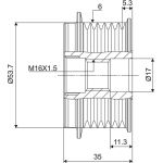 Generatorfreilauf 588080 Generatorfreilauf 588080