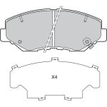 Valeo Bremsbelagsatz 598757 Valeo Bremsbelagsatz 598757
