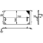 Kondensator, Klimaanlage AC 659 000P Kondensator, Klimaanlage AC 659 000P