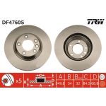 Bremsscheibe Porsche P. Cayenne/Touareg 18 Pr DF4760S