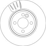 Bremsscheibe Mini P. Cooper 06- 280Mm DF4799 Bremsscheibe Mini P. Cooper 06- 280Mm DF4799