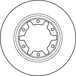 Bremsscheibe Nissan P. Patrol DF7305S Bremsscheibe Nissan P. Patrol DF7305S