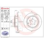 84 482 028 Bremsscheibe HA 08.C247.11 84 482 028 Bremsscheibe HA 08.C247.11