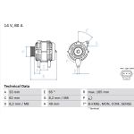 Bosch Lichtmaschine 0 986 044 671 Bosch Lichtmaschine 0 986 044 671