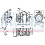 Nissens Klimakompressor PKW 890191 Nissens Klimakompressor PKW 890191