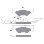 TX 10-282 TOMEX brakes Bremsbelagsatz, Scheibenbremse TX 10-282 TX 10-282 TOMEX brakes Bremsbelagsatz, Scheibenbremse TX 10-282