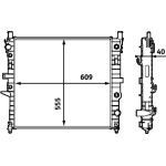 MAHLE Kühler, Motorkühlung CR 553 000S MAHLE Kühler, Motorkühlung CR 553 000S