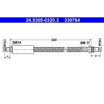 ATE Bremsschlauch 24.5305-0320.3 ATE Bremsschlauch 24.5305-0320.3
