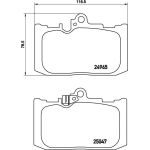 BREMBO Bremsklötze VA P 83 131 BREMBO Bremsklötze VA P 83 131