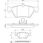 Bosch Bremsbelagsatz 0 986 461 129 Bosch Bremsbelagsatz 0 986 461 129
