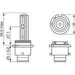 D2R 85V 35W XENON P32D-3 1987302903
