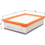 MAHLE Luftfilter LX 935/3 MAHLE Luftfilter LX 935/3