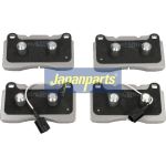 Japanparts Bremsbeläge PA-0211AF Japanparts Bremsbeläge PA-0211AF