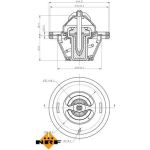 Thermostat, Kühlmittel 725065