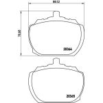 P 24 004 Brembo Prime Bremsbelagsatz Vorderachse – P 24 004 – 89 x 71 x 15 mm – Bremssystem Lockheed – OE Nummer 1571569 P 24 004 Brembo Prime Bremsbelagsatz Vorderachse – P 24 004 – 89 x 71 x 15 mm – Bremssystem Lockheed – OE Nummer 1571569