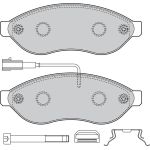 Valeo Bremsbelagsatz 598891 Valeo Bremsbelagsatz 598891