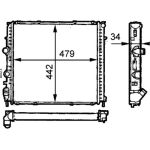 MAHLE Kühler, Motorkühlung CR 465 000S MAHLE Kühler, Motorkühlung CR 465 000S