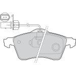 Valeo Bremsbelagsatz 302047 Valeo Bremsbelagsatz 302047