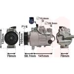 Van Wezel Klimakompressor 0300K279