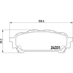 BREMBO Bremsklötze HA P 78 014 BREMBO Bremsklötze HA P 78 014