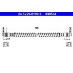 ATE Bremsschlauch 24.5229-0199.3 ATE Bremsschlauch 24.5229-0199.3