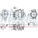 Nissens Klimakompressor PKW 890197 Nissens Klimakompressor PKW 890197