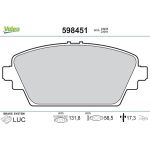 Valeo Bremsbelagsatz 598451 Valeo Bremsbelagsatz 598451