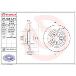 99 482 013 Bremsscheibe HA 08.N283.81 99 482 013 Bremsscheibe HA 08.N283.81