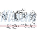 Nissens Klimakompressor PKW 890739 Nissens Klimakompressor PKW 890739