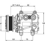 MAHLE Kompressor, Klimaanlage ACP 1099 000P MAHLE Kompressor, Klimaanlage ACP 1099 000P