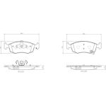 BREMBO Bremsklötze VA P 11 031
