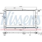 Nissens Wasserkühler PKW 61651A