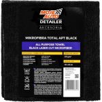 Mikrofaser Allzwecktuch 370g 40x40 Schwarz 19-663