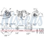 NISSENS Turbolader 93040 NISSENS Turbolader 93040