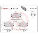 BREMBO Bremsklötze VA P 30 121 BREMBO Bremsklötze VA P 30 121