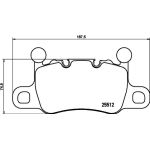 BREMBO Bremsklötze HA P 65 038 BREMBO Bremsklötze HA P 65 038