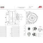 A2036 AS-PL Lichtmaschine (Generator) A2036