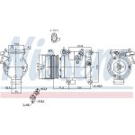 Nissens Klimakompressor PKW 890045 Nissens Klimakompressor PKW 890045