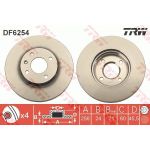 97 481 008 Bremsscheibe VA DF6254