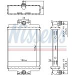 Nissens Wasserkühler PKW 606270 Nissens Wasserkühler PKW 606270