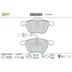 Valeo Bremsbelagsatz 598565 Valeo Bremsbelagsatz 598565
