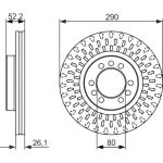 Bremsscheibe 0 986 479 626 Bremsscheibe 0 986 479 626