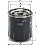 MANN-FILTER Ölfilter W 8027 MANN-FILTER Ölfilter W 8027