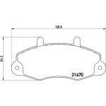 BREMBO Bremsklötze VA P 24 049 BREMBO Bremsklötze VA P 24 049