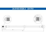 ATE Bremsschlauch 24.5103-0320.3 ATE Bremsschlauch 24.5103-0320.3