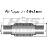 Flexrohr, Abgasanlage 83 00 8441 Flexrohr, Abgasanlage 83 00 8441